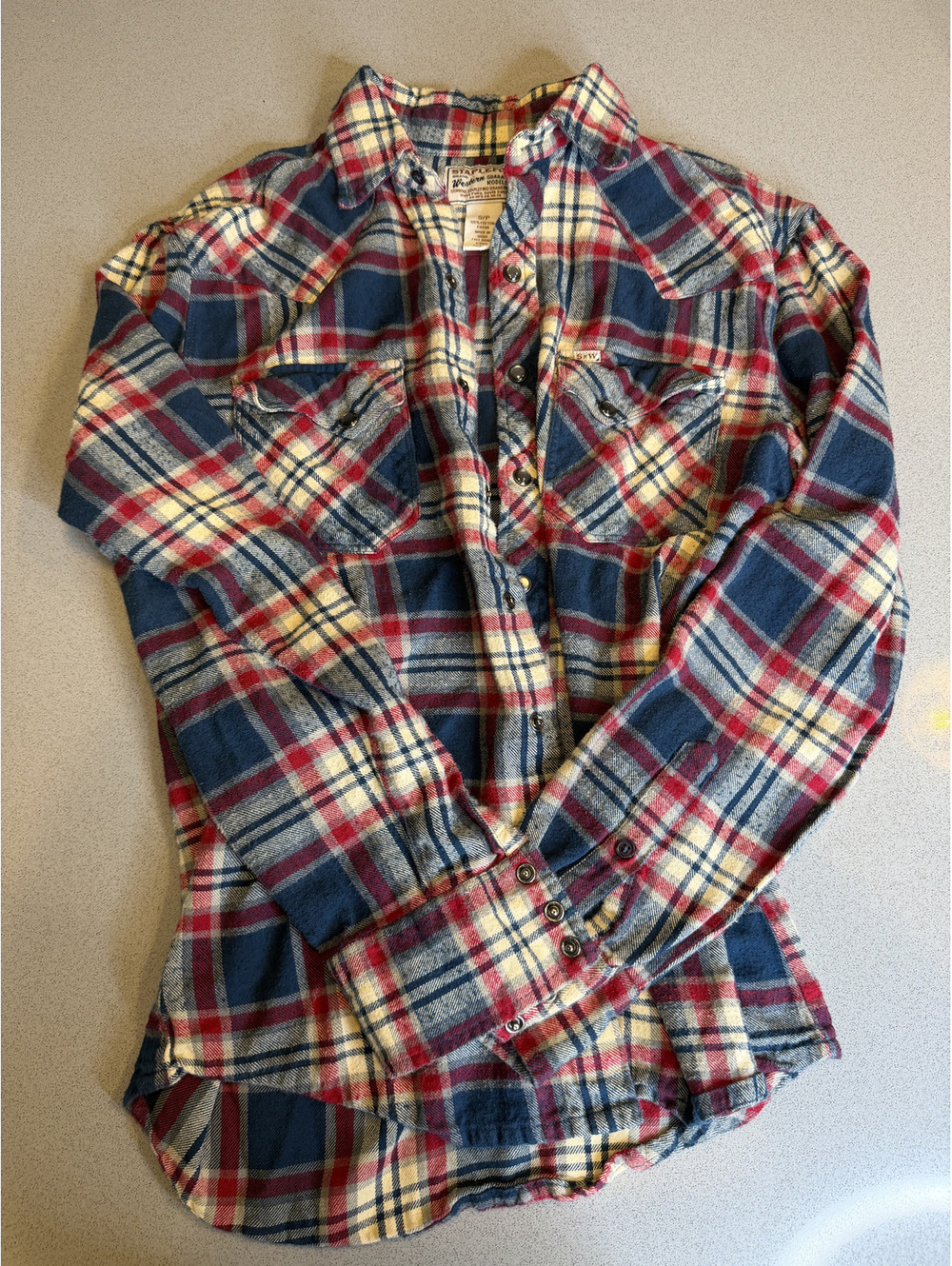 Stapleford Womens Flannel Small Red